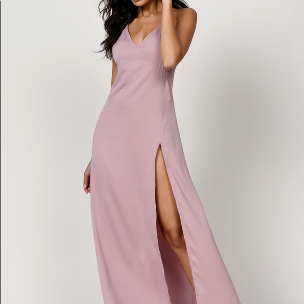 Pink Slit Maxi Dress - Tobi - Picture 1 of 6